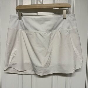 Run with It White Athleta Skort